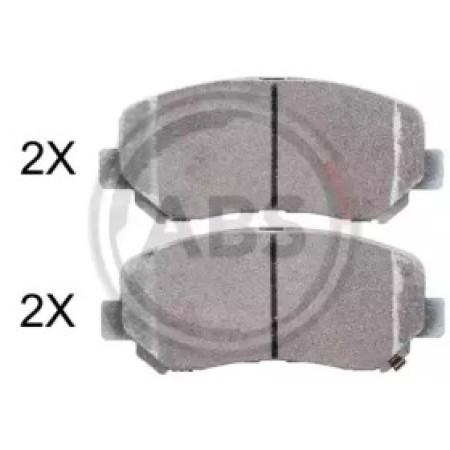 Передние тормозные колодки A.B.S. для Mazda CX-5 (11-17) (Akebono) 37929