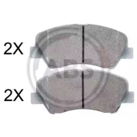 Передние тормозные колодки A.B.S. для Kia Ceed, Cerato, Hyundai Elantra, Equus, i30 (09-21) 37930