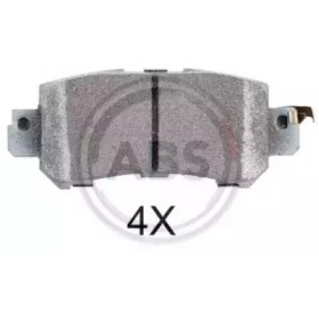 Задние тормозные колодки A.B.S. для Mazda CX-3, 2, CX-5 (12-) 37931