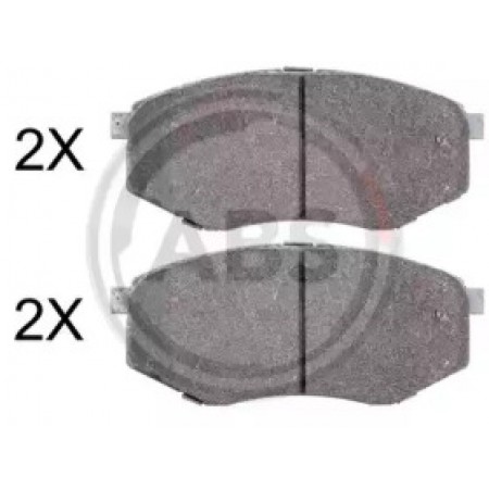 Передние тормозные колодки A.B.S. для Hyundai iX20, Sonata, Kia Soul (09-21) 37932