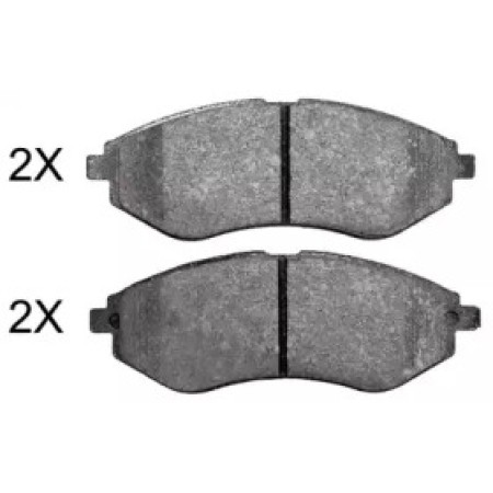 Передние тормозные колодки A.B.S. для Chevrolet Aveo (11-) (Akebono) (133.2x49x17.5) 37983