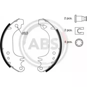 Колодки тормозные  задн. Peugeot 309/206/208 (82-96) (8312)