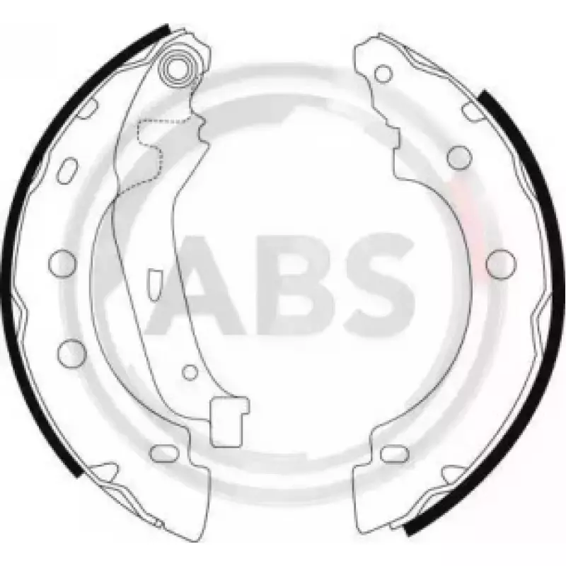Тормозные колодки зад. Kangoo 97- (203x38) (Bosch) (9031)