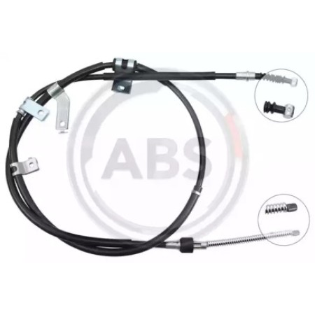 Трос ручного тормоза  L200 (07-15) Пр. (K12080)