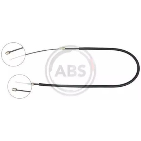 Трос ручного тормоза  зад. Megane I 95- Л=Пр. (барабан) (1440/1080) (K13126)