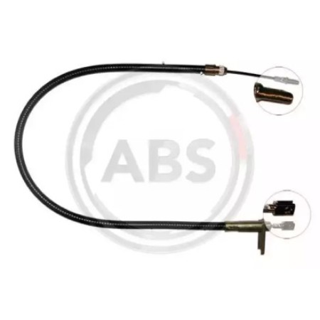 Трос ручного тормоза  W208/W202 (93-03) Лев. (K14677)