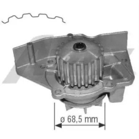 Помпа воды Citroen Xsara/Peugeot 306/406 2.0 16V 95-05 1563