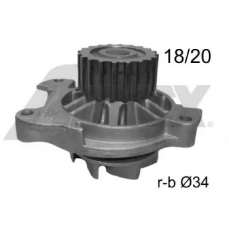 Помпа воды VW T4/LT/Crafter 2.5TDI (20z) 9274R