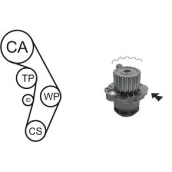 Комплект ГРМ + помпа VW Caddy III 1.9/2.0SDi 04-/VW T5 1.9TDi 03- (помпа 1776) WPK-177603