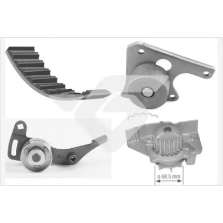Комплект ГРМ + помпа Citroen Jumper/Jumpy/Berlingo 1.9D/TD 94-02 KH 01WP12