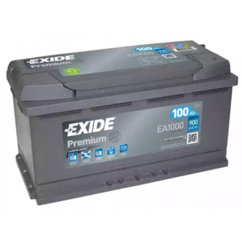 Аккумуляторная батарея 100Ah/900A (353x175x190/+R/B13) Premium  (EA1000)