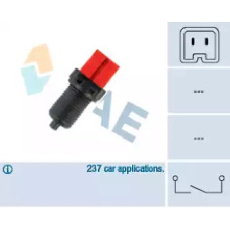 Датчик педали тормоза Citroen Jumpy/Fiat Scudo 1.6/2.0/1.9D 96-06 (красный) 24885