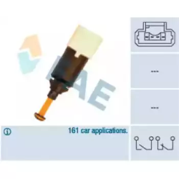 Датчик педали тормоза Citroen Berlingo/Peugeot Partner 1.4/2.0 HDi 96- (4 конт.) 24898