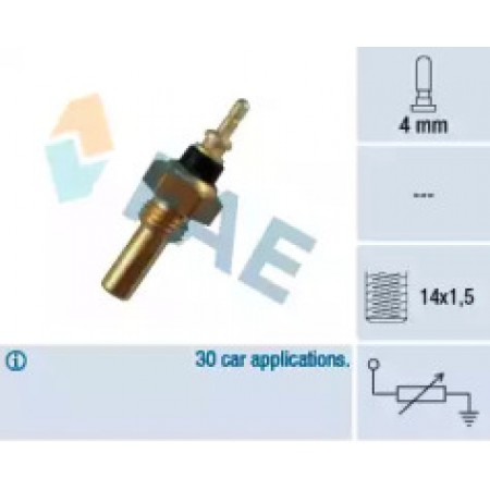 Датчик температуры охлаждающей жидкости MB OM602 2.2/2.5D 85-99 32330