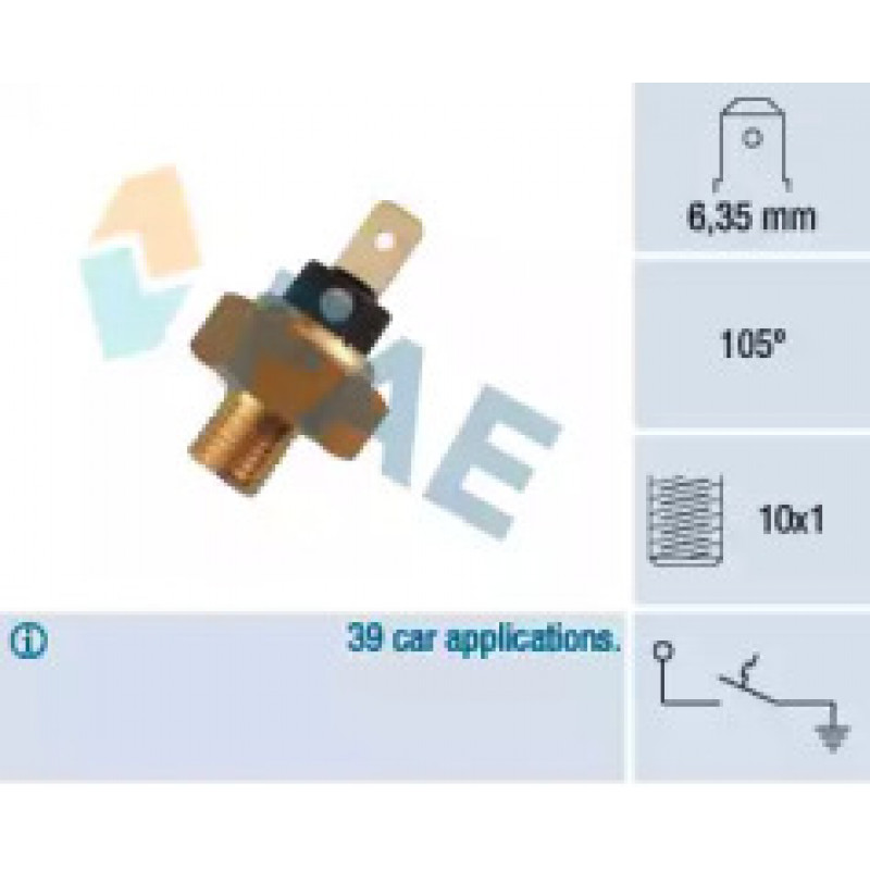 Датчик температуры охлаждающей жидкости VW LT 2.4 i/D/TD -96 (M10x1) 35820