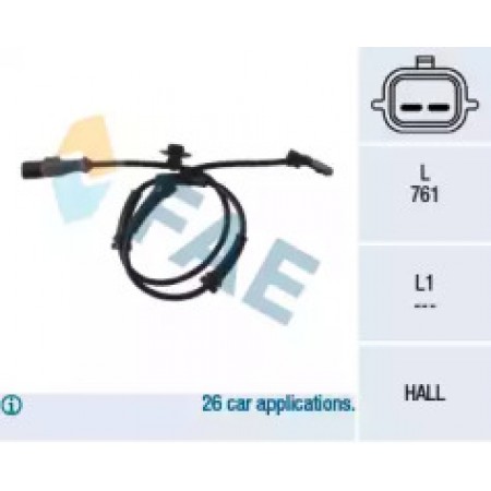 Датчик ABS (передний) Renault Kangoo 1.2/1.5 dCi/1.6 16V 08- 78096