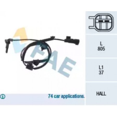 Датчик ABS (передний) Opel Insignia 1.4-2.0CDTI 08- 78110
