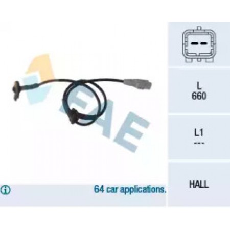 Датчик ABS (передний) Citroen Berlingo 1.6HDi 08- 78117