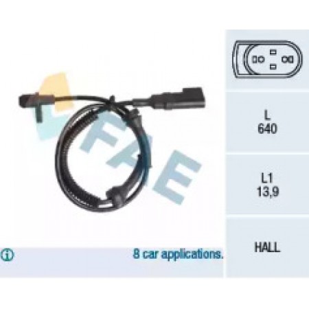 Датчик ABS (задний) Ford Connect 1.8 TDCI 02-13 78145