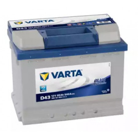 Акумуляторна батарея 60Ah/540A (242x175x190/+L/B13) Blue Dynamic D43 (5601270543132)