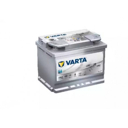 Акумуляторна батарея 60Ah/680A (242x175x190/+R/B13) (Start-Stop AGM) Silver Dynamic D52 (560901068 D852)