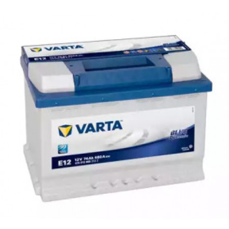 Акумуляторна батарея 74Ah/680A (278x175x190/+L/B13) Blue Dynamic E12 (5740130683132)