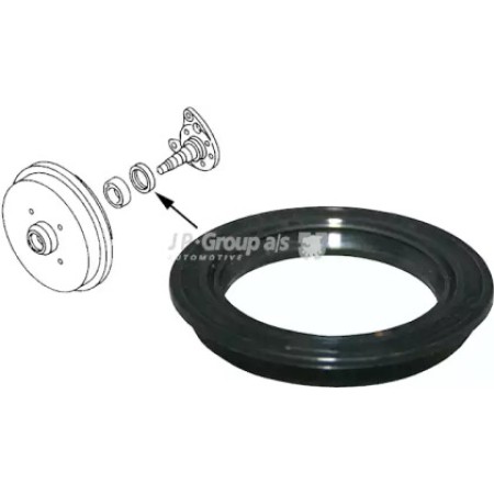 Сальник подшипника ступицы Golf II/III/Passat B3/B4/Audi 100 (1151250200)