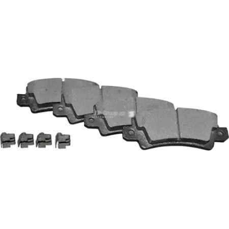 Тормозные колодки зад. Corolla E12 01-07 1.4 -2.0 (TRW) (4863701310)