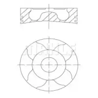 Поршень MB Sprinter OM602 (89.50mm/+0.5) (к-кт)  (001 01 01)