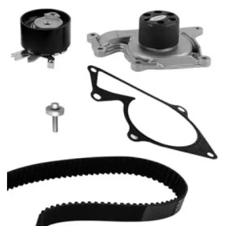Комплект ГРМ + помпа Renault Kangoo, Laguna, Megane, Scenic, Duster, Nissan 1.5dCi 09- (123x27) (PA1091) (KP1091-1)