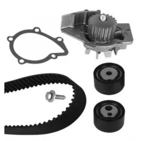 Комплект ГРМ + помпа Citroen/Peugeot 2.0HDI 99-06/Fiat Scudo/Ducato 2.0JTD 01-06 (141x25.4) (PA747) (KP747-1)