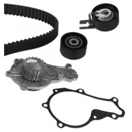 Комплект ГРМ + помпа Citroen/Peugeot 1.6HDI/Fiat Scudo/Mazda 1.6D/Ford 1.6TDCi 07- (137x25.4)(PA938) (KP938-1)