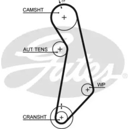 Ремень ГРМ 1.6/2.0i Caddy 04-/Golf/Passat/Octavia 97-/Jetta 05- (5489XS)