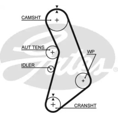 Ремень ГРМ Golf IV/Passat/Audi A3/A4/A6 1.8/2.0 96> (5491XS)