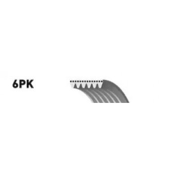 Ремень генератора 6PK1740 Jumpy 1.9D/2.0HDI -07 (+AC) (6PK1740)