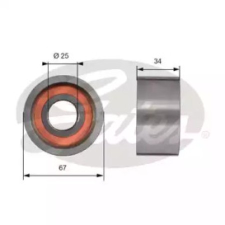 Ролик натяж/напр.ГРМ Ducato 2.5D 86>02/2.8JTD00> Iveco/Boxer/Jumper/Master/Movano (T41178)