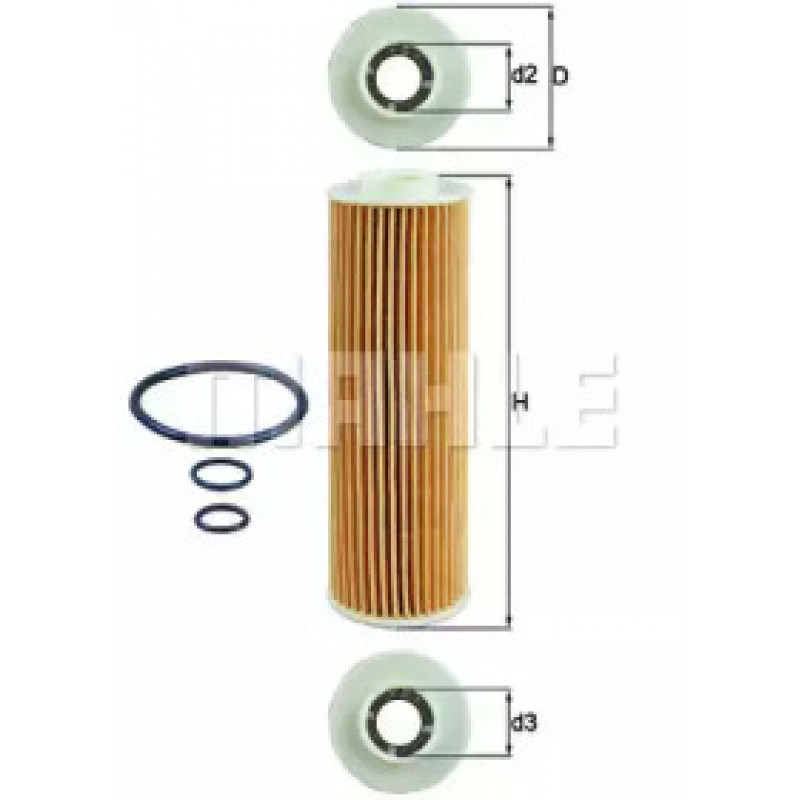 Фильтр масляный MB E-class (W212/C207)/C-class (W204/C204) 1.8 07- OX 183/5D