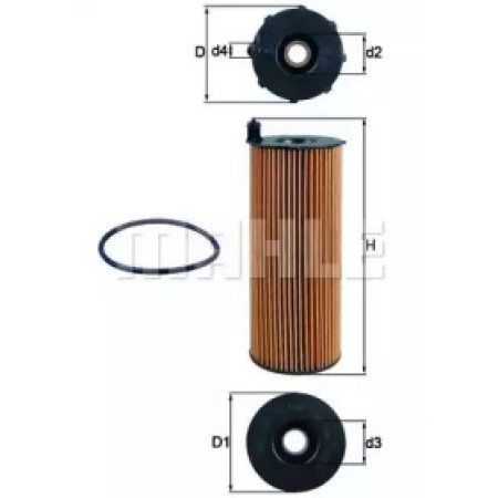 Фильтр масляный Land Rover Range Rover 3.6TD 06-13 OX 196/1D1
