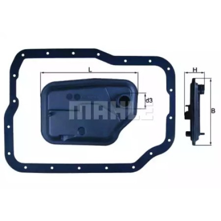 Фильтр АКПП Mazda 3/6 1.4/2.0 03- (с прокладкой) HX 149D