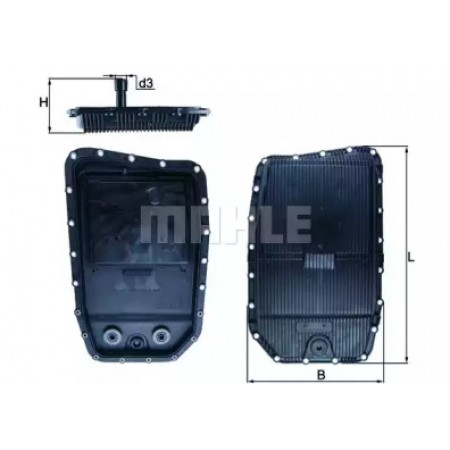 Фильтр АКПП BMW 3 (E90-E92)/ 5 (E60-E61)/ 7 (E65-E67)/ X5 (E70) 01- (с поддоном в сборе) HX 152