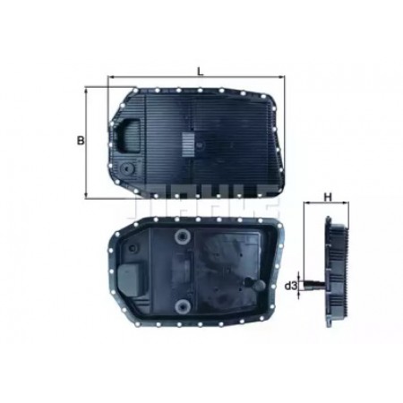 Фильтр АКПП BMW 3 (E90)/5 (E60) 01- (с поддоном в сборе) HX 154