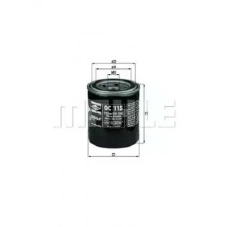 Фильтр масляный Opel Astra F 1.7TDS 91-98/Mitsubishi Lancer III 1.8D 85-92 OC 115