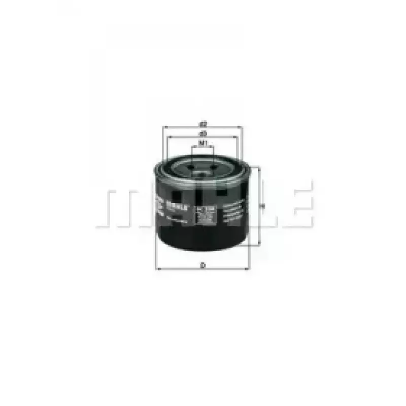 Фильтр масляный Kia/Mitsubishi/Subaru 03- (h=65.6mm) OC 230