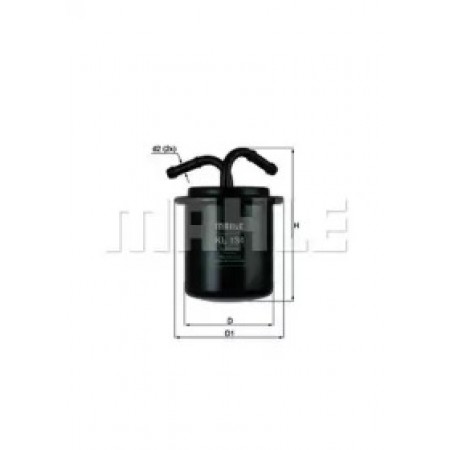 Фильтр топливный Subaru 1.5-3.3i 89-08 KL 134