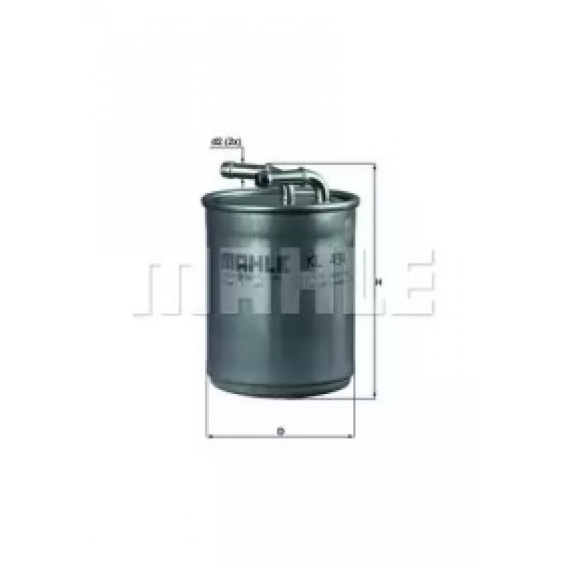 Фильтр топливный Skoda Fabia/Roomster/VW Polo 1.4/1.6TDI 05- KL 494