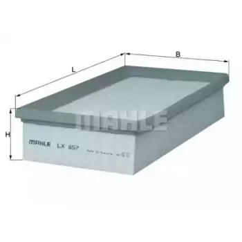 Фильтр воздушный LX 857