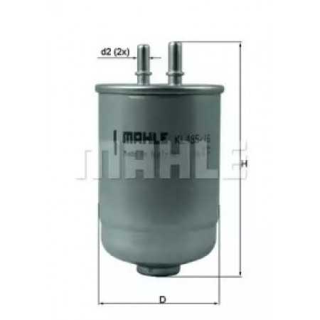 Фильтр топливный Renault Megane/Scenic 1.5-2.0DCI 08- KL 485/16D