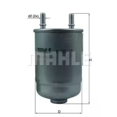 Фильтр топливный Renault Megane/Scenic 1.5-2.0dCi 10- KL 485/19D