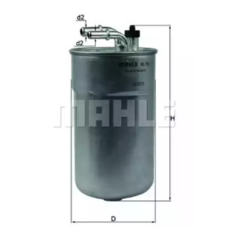 Фильтр топливный Opel Corsa D 1.3/1.7CDTI 06- KL 792