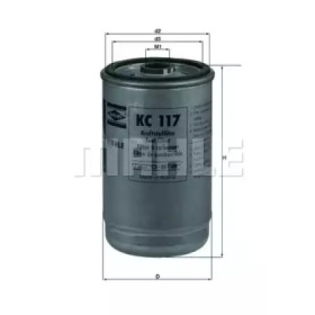 Фильтр топливный DAF 65 CF/95 XF -06 KC 117